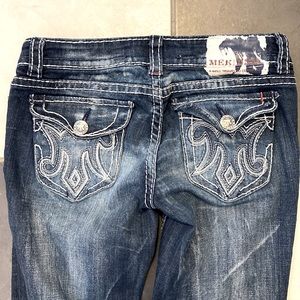 MEK DMN jeans in light wash.  26 x 34